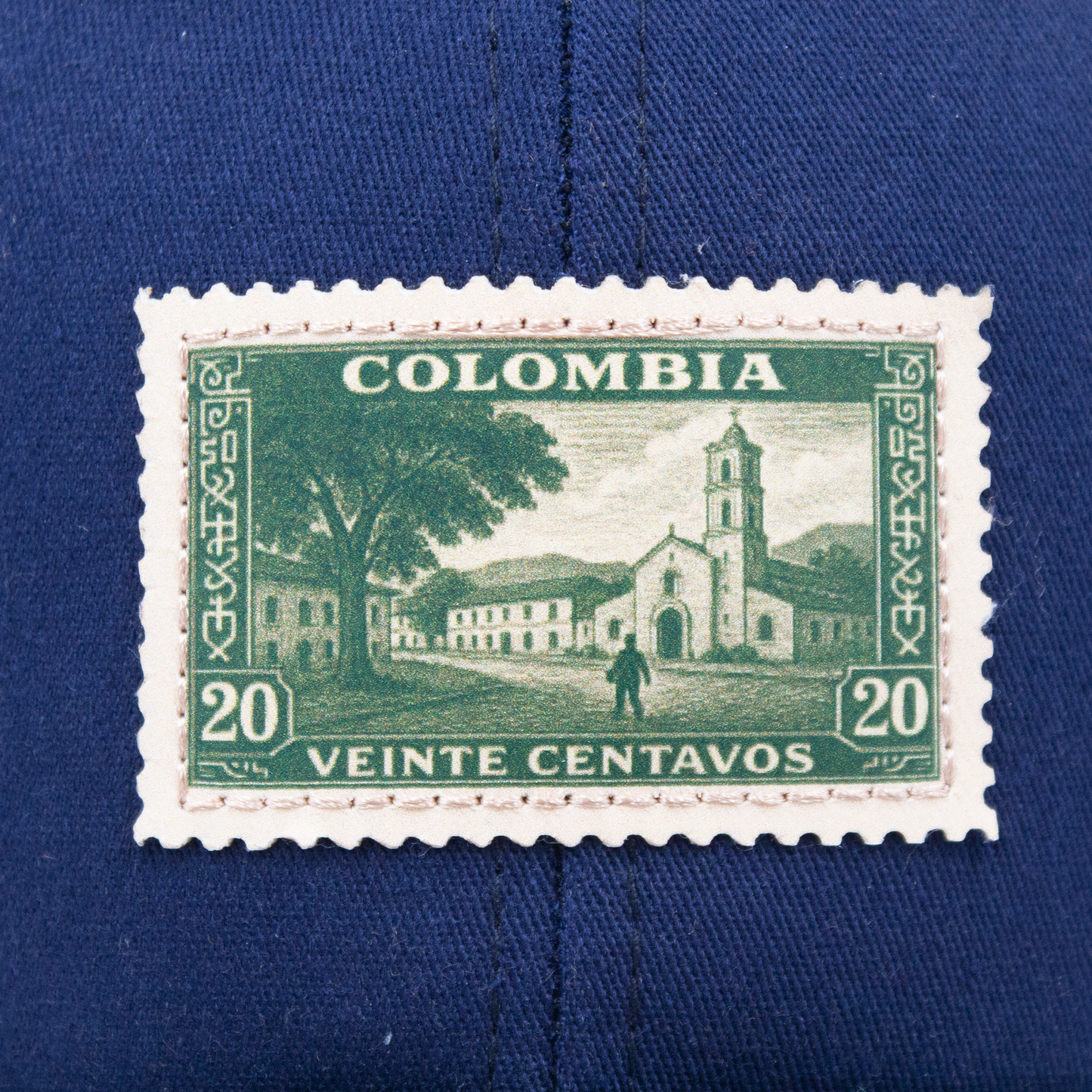 GORRA MENSAJEROS ESTAMPILLA VERDE - FRENTE DURO