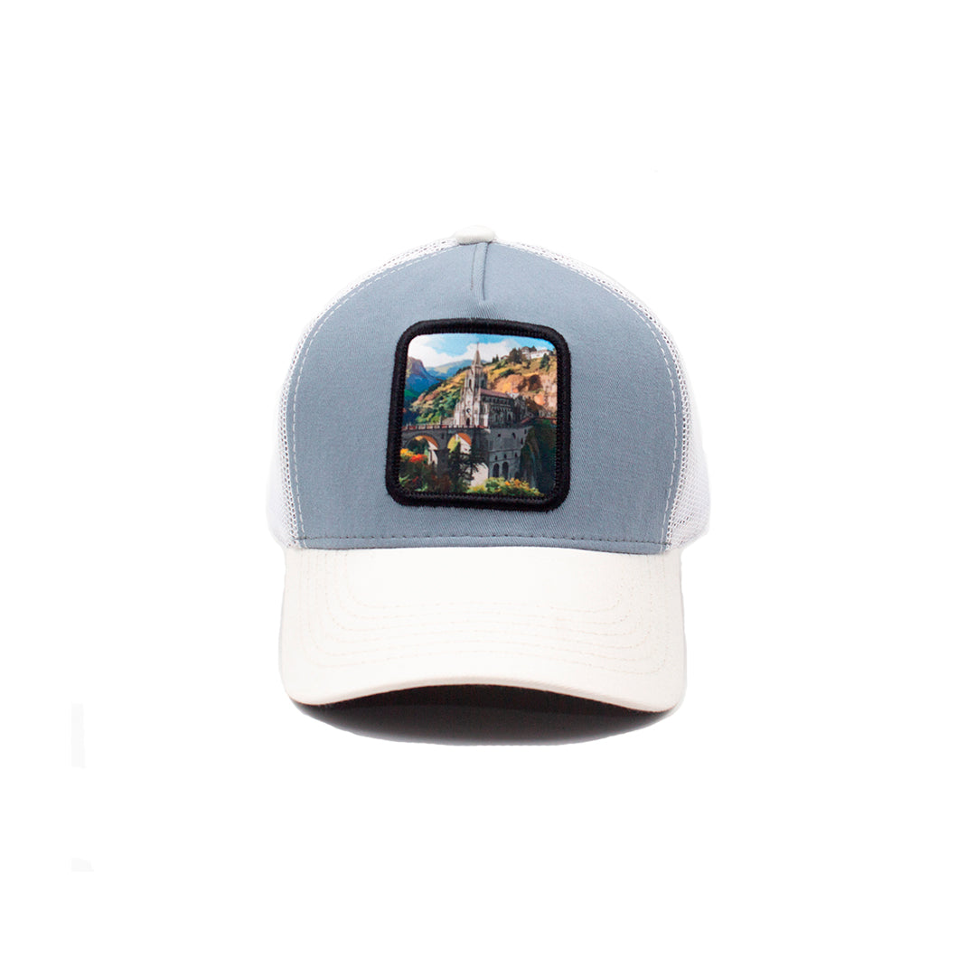 GORRA UNISEX TRUCKER ESTO ES COLOMBIA LAS LAJAS - FRENTE DURO