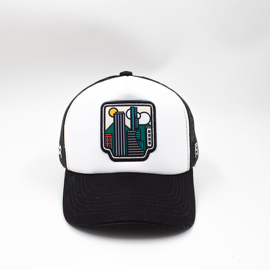 GORRA TRUCKER RINCONES CAPITALINOS CENTRO - UNISEX FRENTE DURO