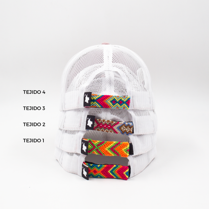 GORRA TRUCKER ORÍGENES PALO ROSA - FRENTE DURO