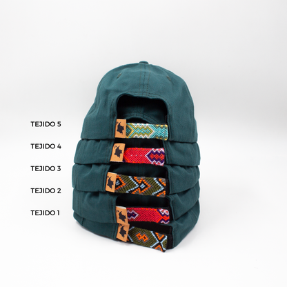 GORRA ORÍGENES VERDE BOTELLA - FRENTE DURO
