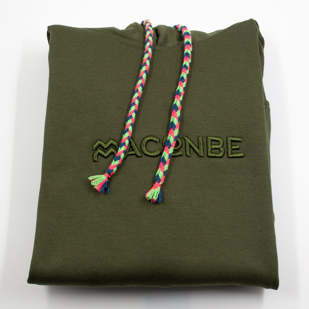 HOODIE UNISEX ORÍGENES VERDE MILITAR